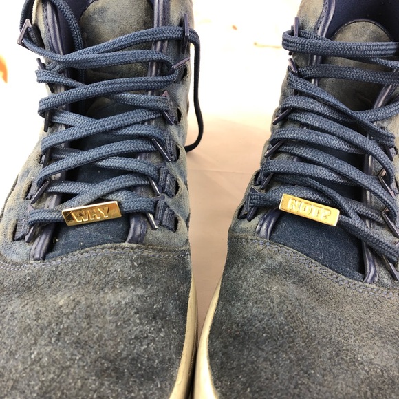 Jordan Why not sneakers velvet navy blue 10.5 - Picture 6 of 8